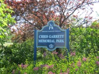 Chris Garrett Park Sign