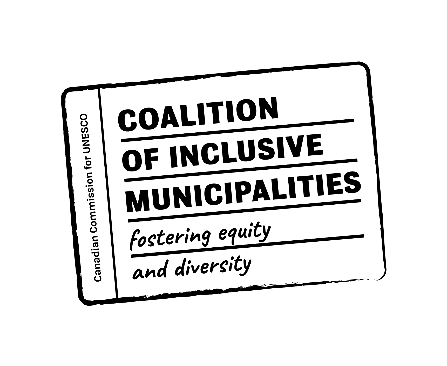 Coalition of Inclusive Municipalities logo with the words "fostering equity and diversity" included.