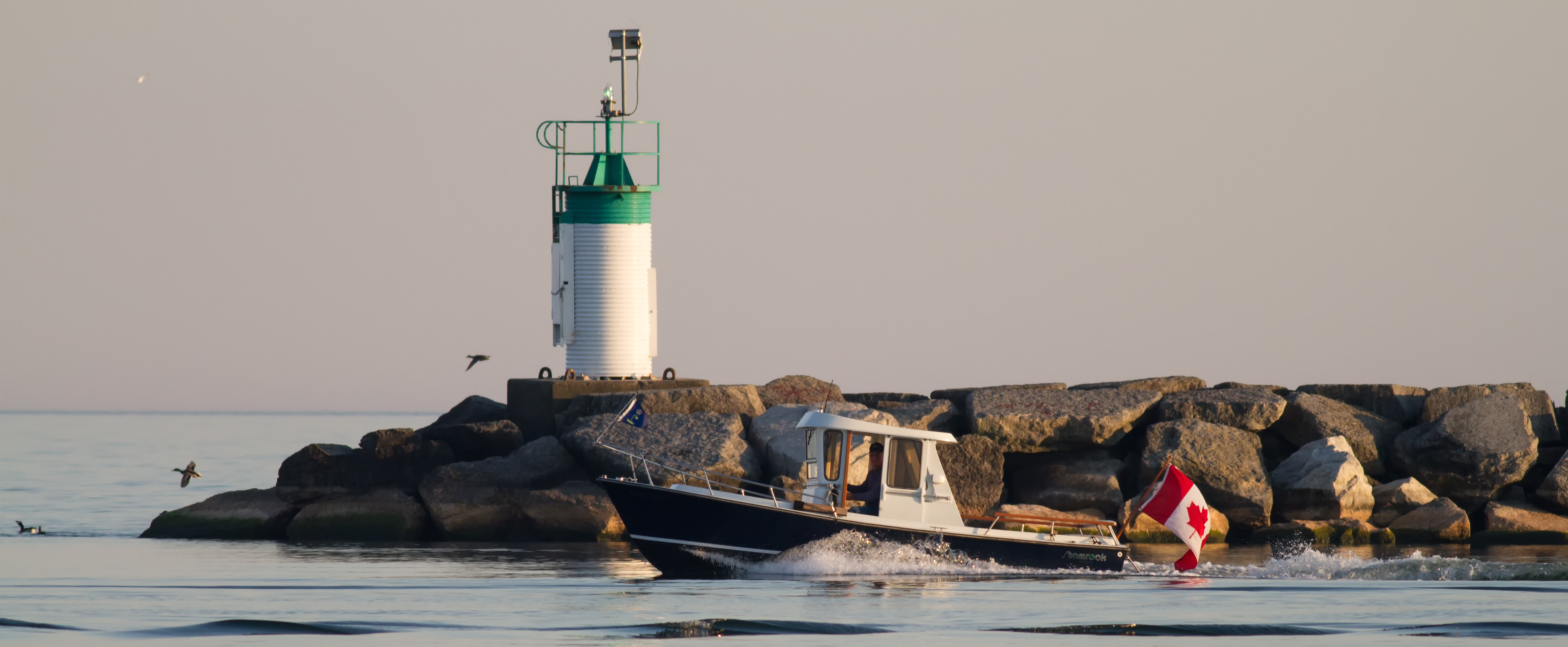 Passing boat