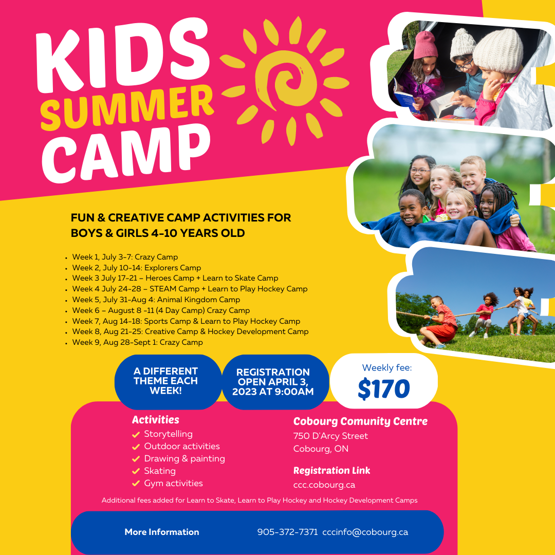 kids summer camp flyer