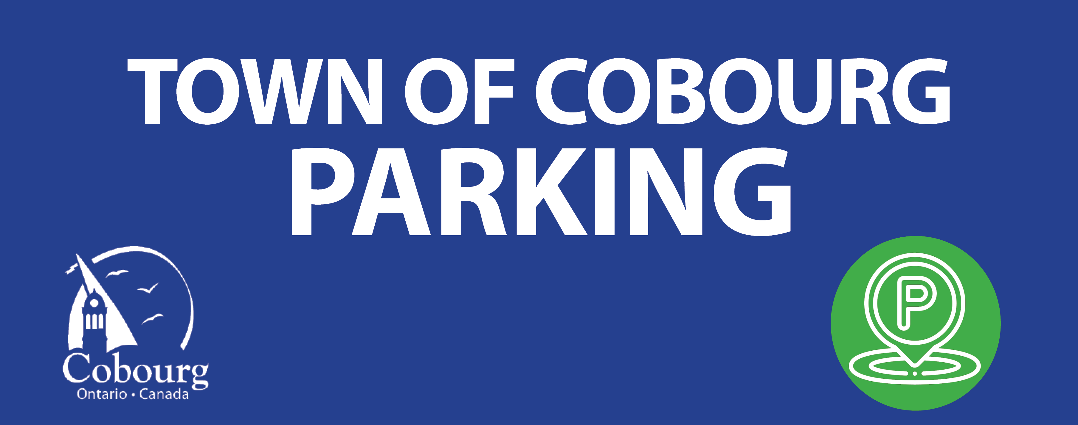 Cobourg Parking banner image