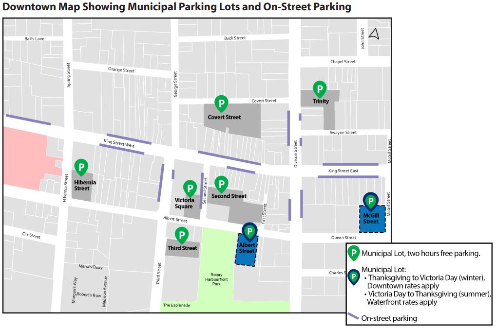 Image of Downtown Parking Map